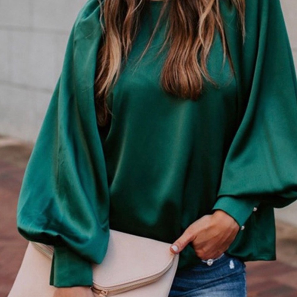 Hunter Green Blouse for any occasion